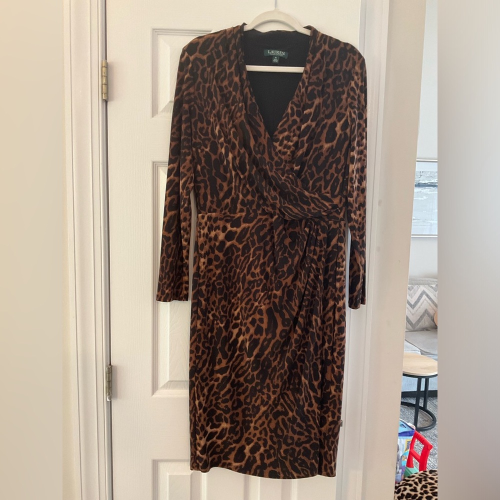 Lauren Ralph Lauren Leopard Print Dress